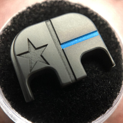 Texas Flag - Stainless Steel - Blackout TBL - Standard Size Only