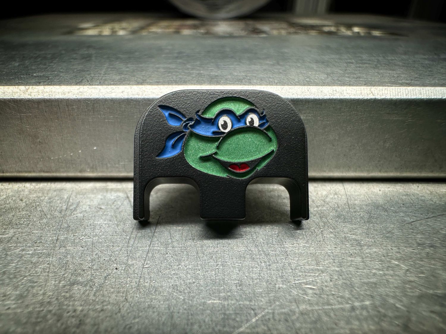 Blue Turtle - Stainless Steel - Full Color - Standard Size Only