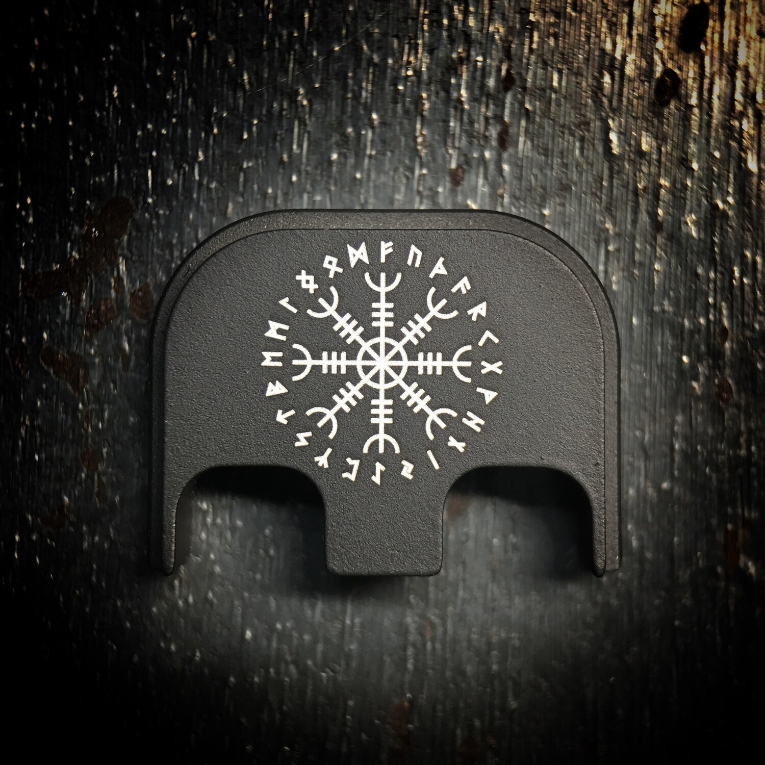 Helm of Awe - Stainless Steel - Black - Standard Size Only