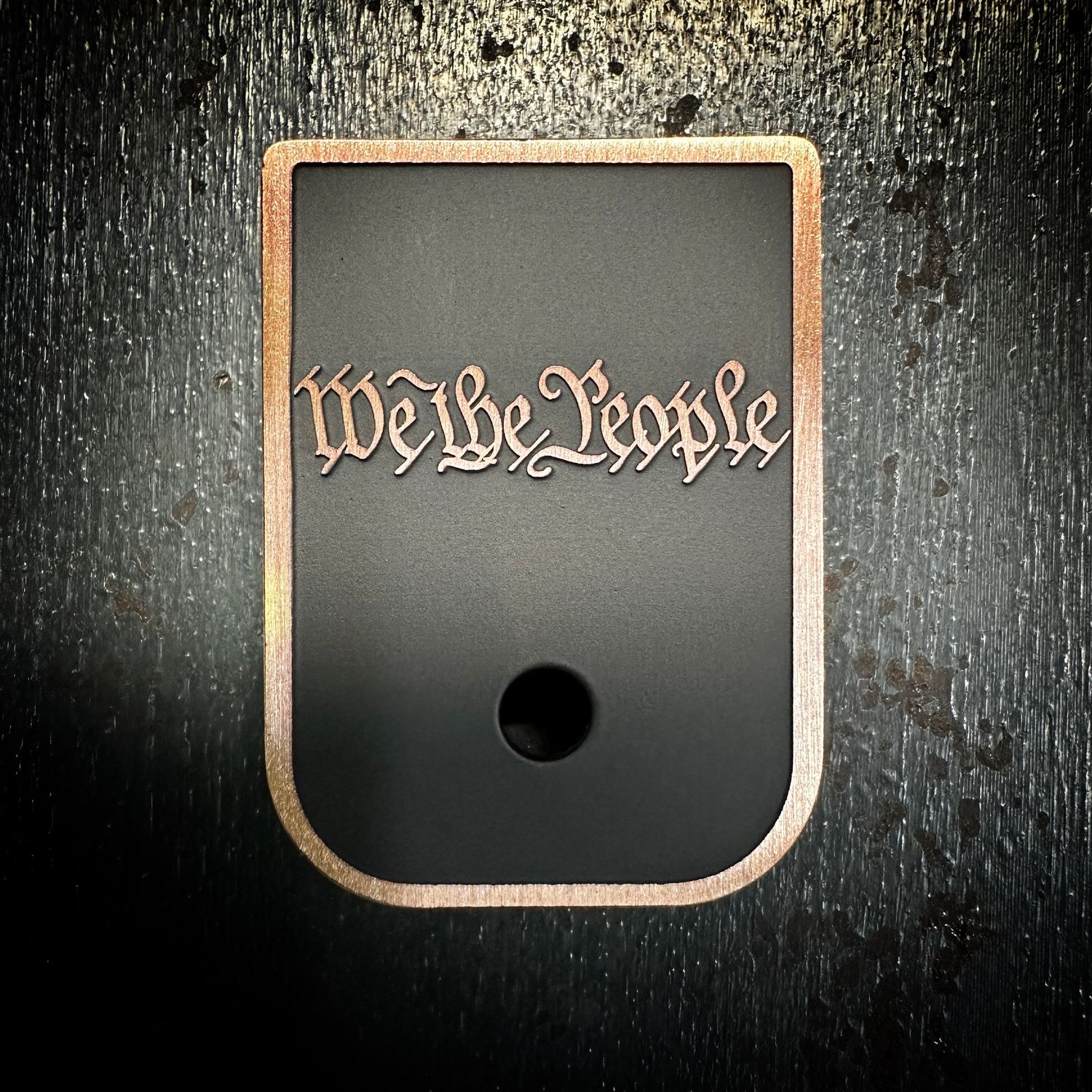 We The People Mag 3D - Copper - Cerakoted Deep Engraved Brushed