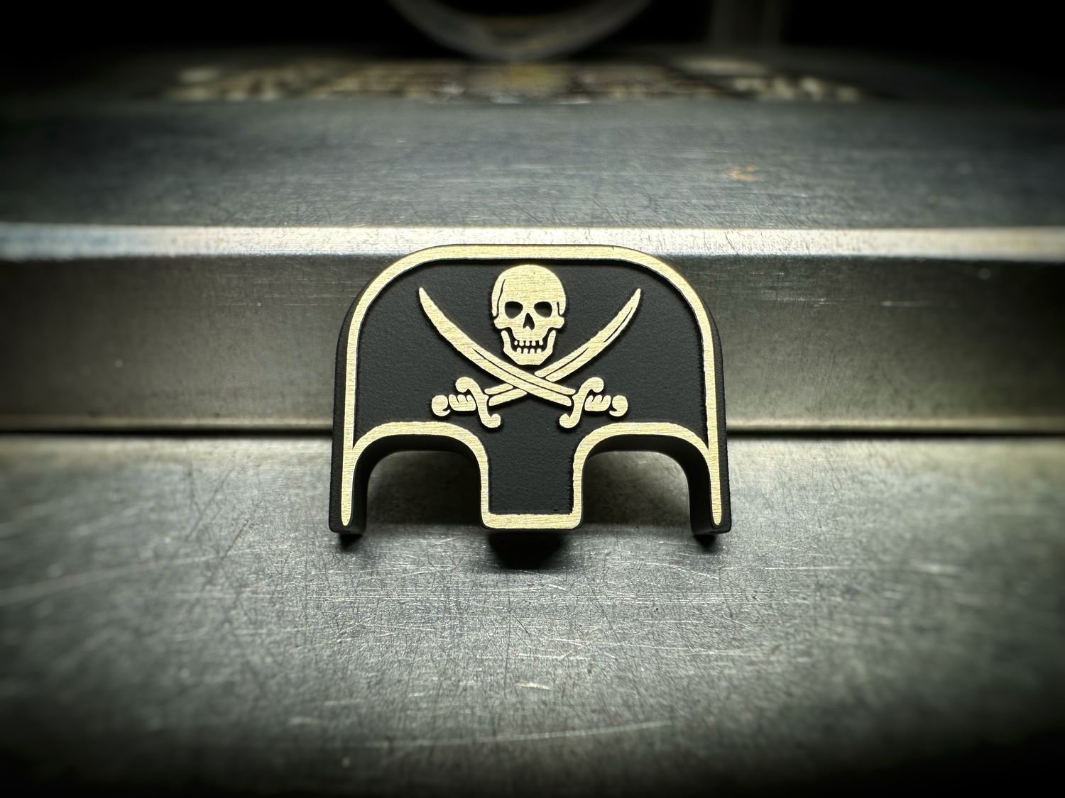 Calico Jack 3D - Brass - Cerakoted Deep Engraved Brushed