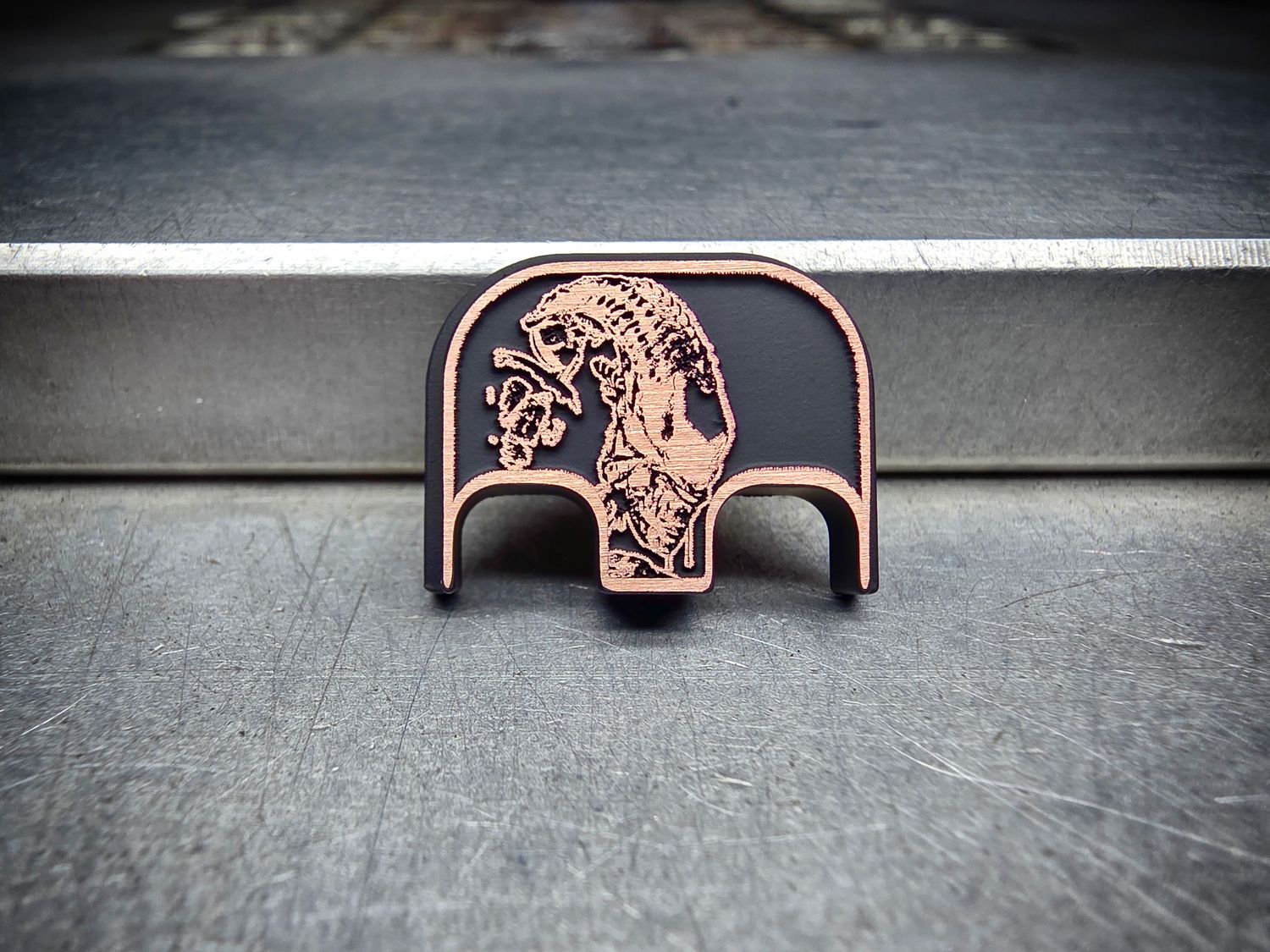Xenomorph 3D - Copper - Cerakoted Deep Engraved Brushed
