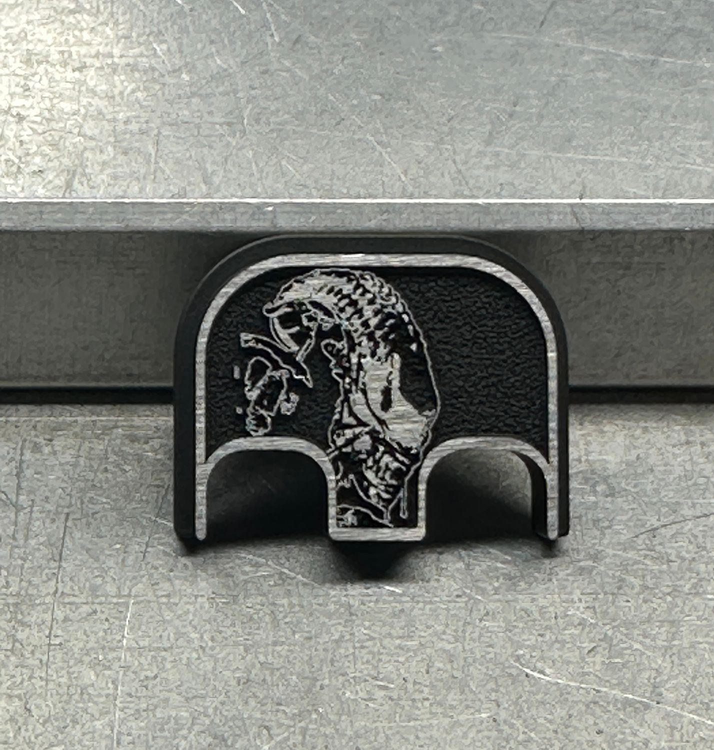 Xenomorph 3D - Titanium - Cerakoted Deep Engraved Brushed