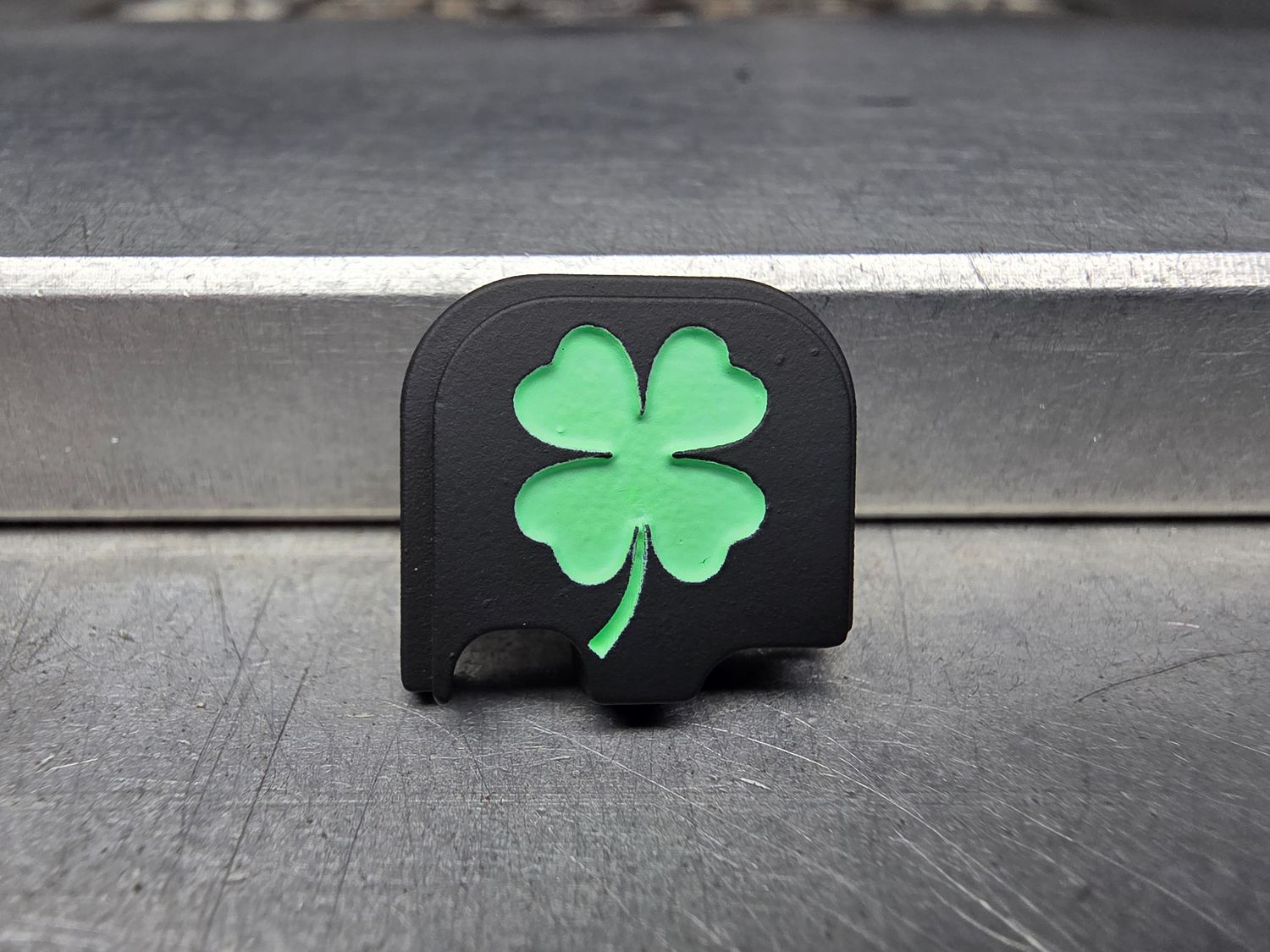 BLEM - 4 Leaf Clover- Aluminum Mint Green - 43/43X/43XMOS/48/48MOS ONLY