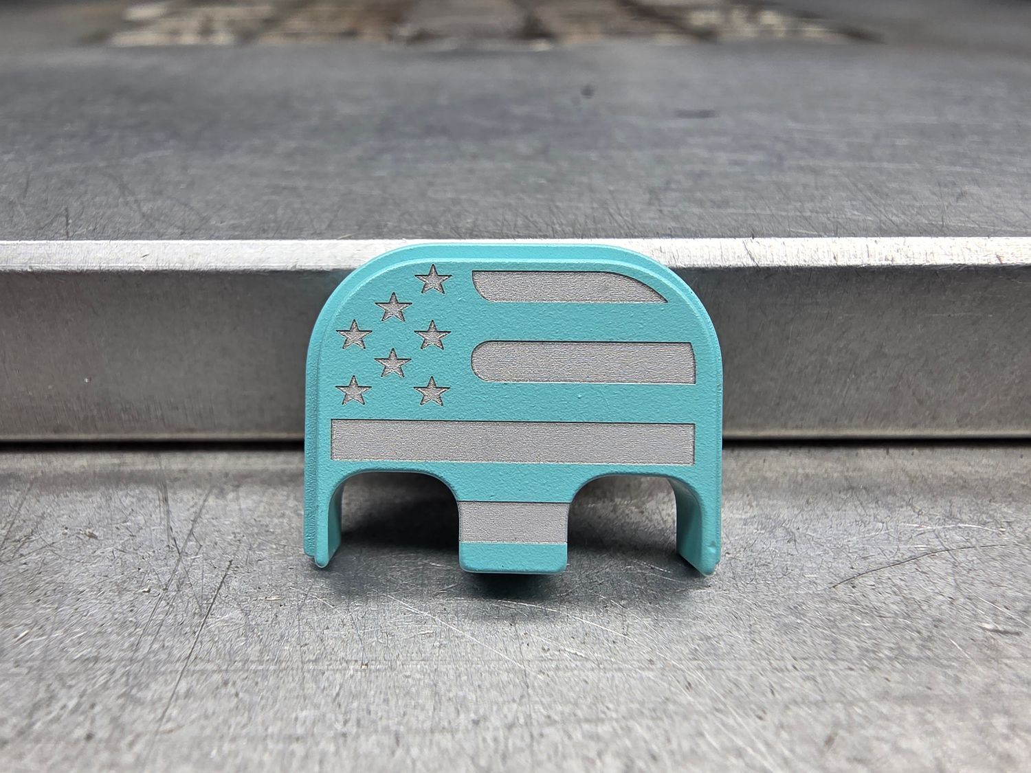 BLEM - American Flag #2 - Robins Egg Blue
