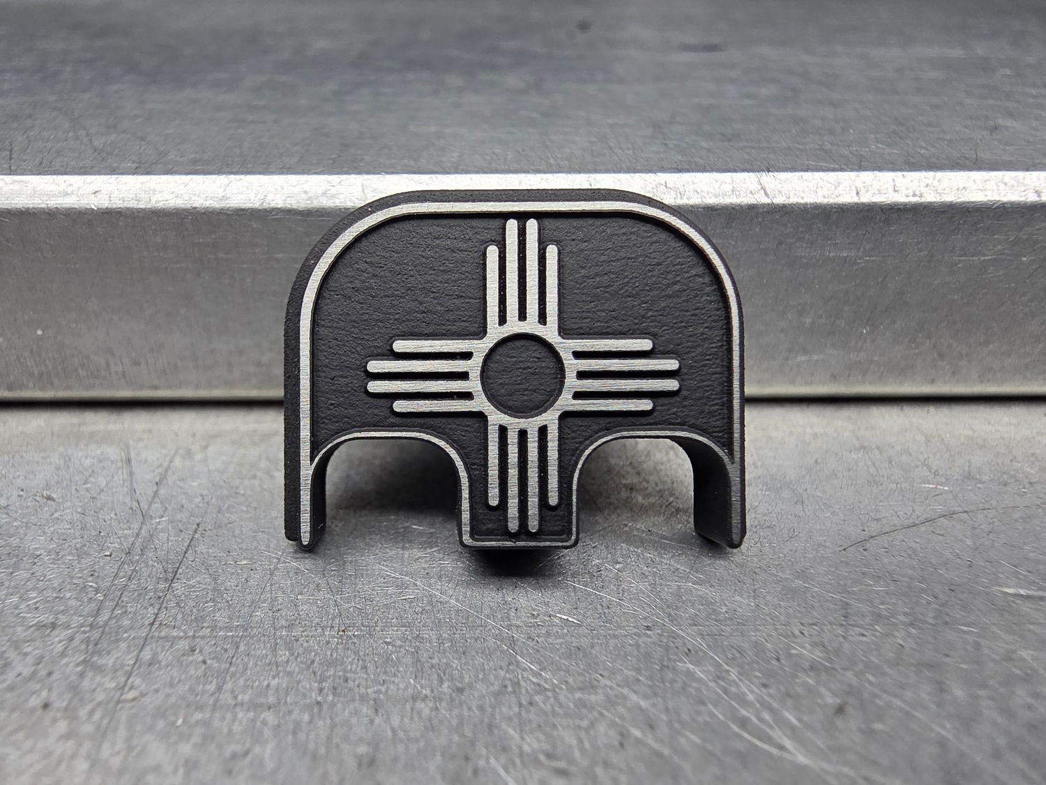 BLEM - NM Flag - Titanium 3D Brushed