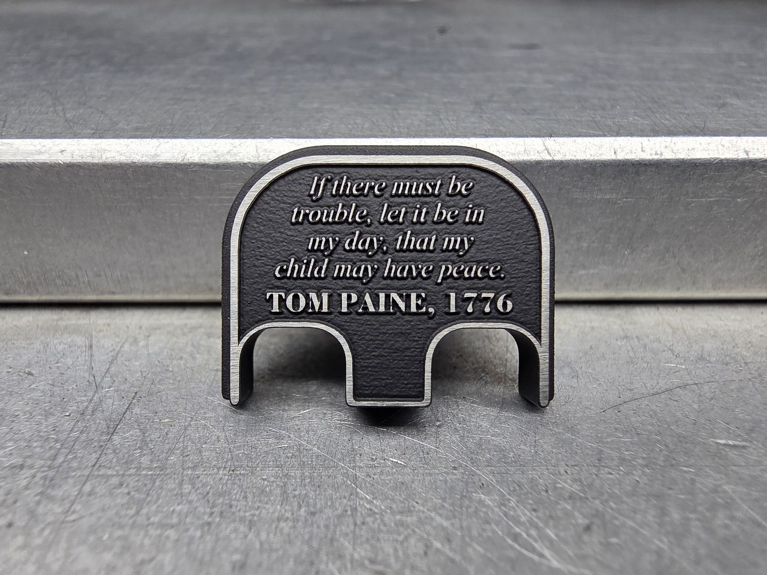 BLEM - Tom Paine 1776 - Titanium 3D Brushed