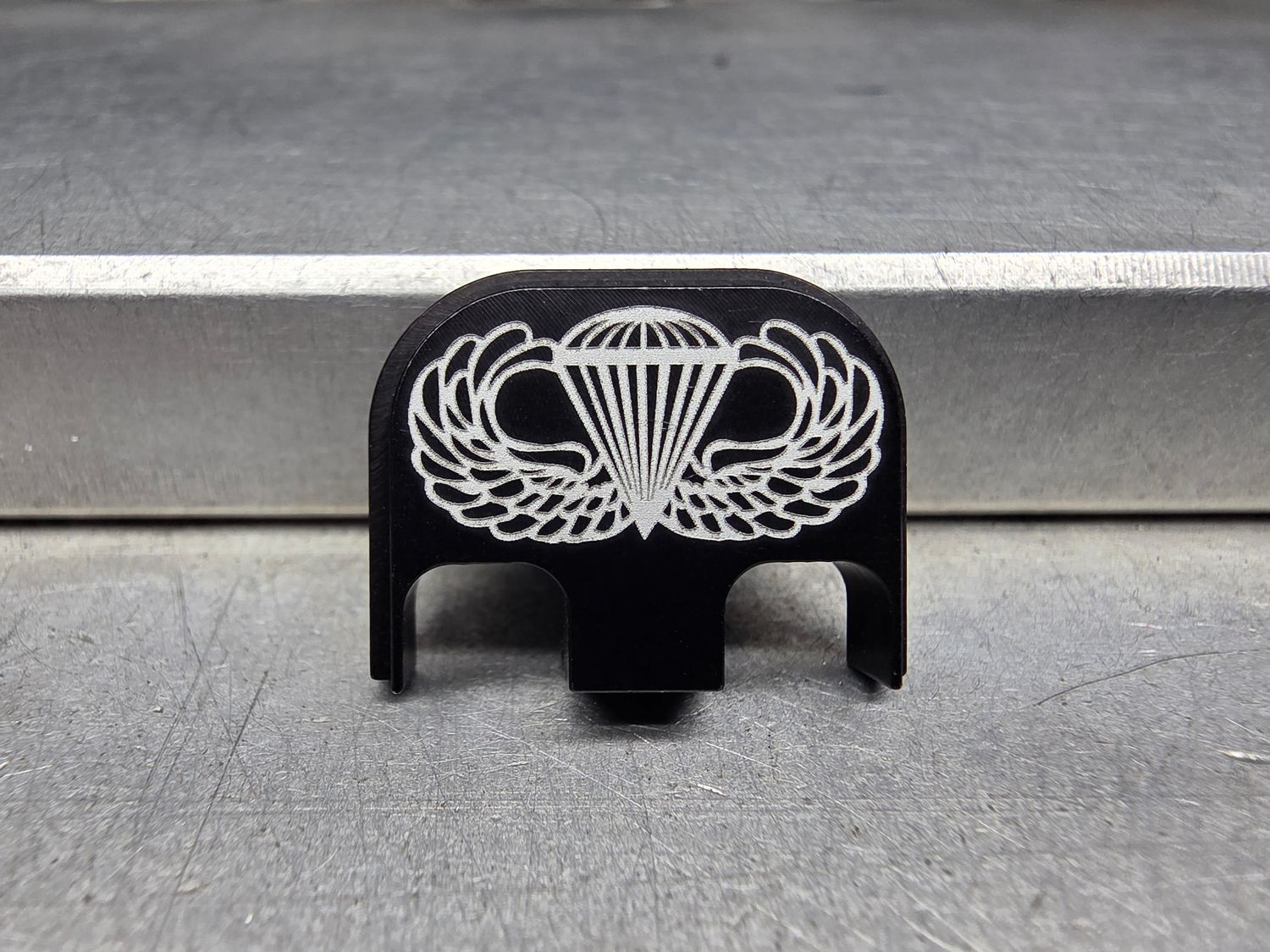 BLEM - Airborne Wings - Black Traditional - Aluminum