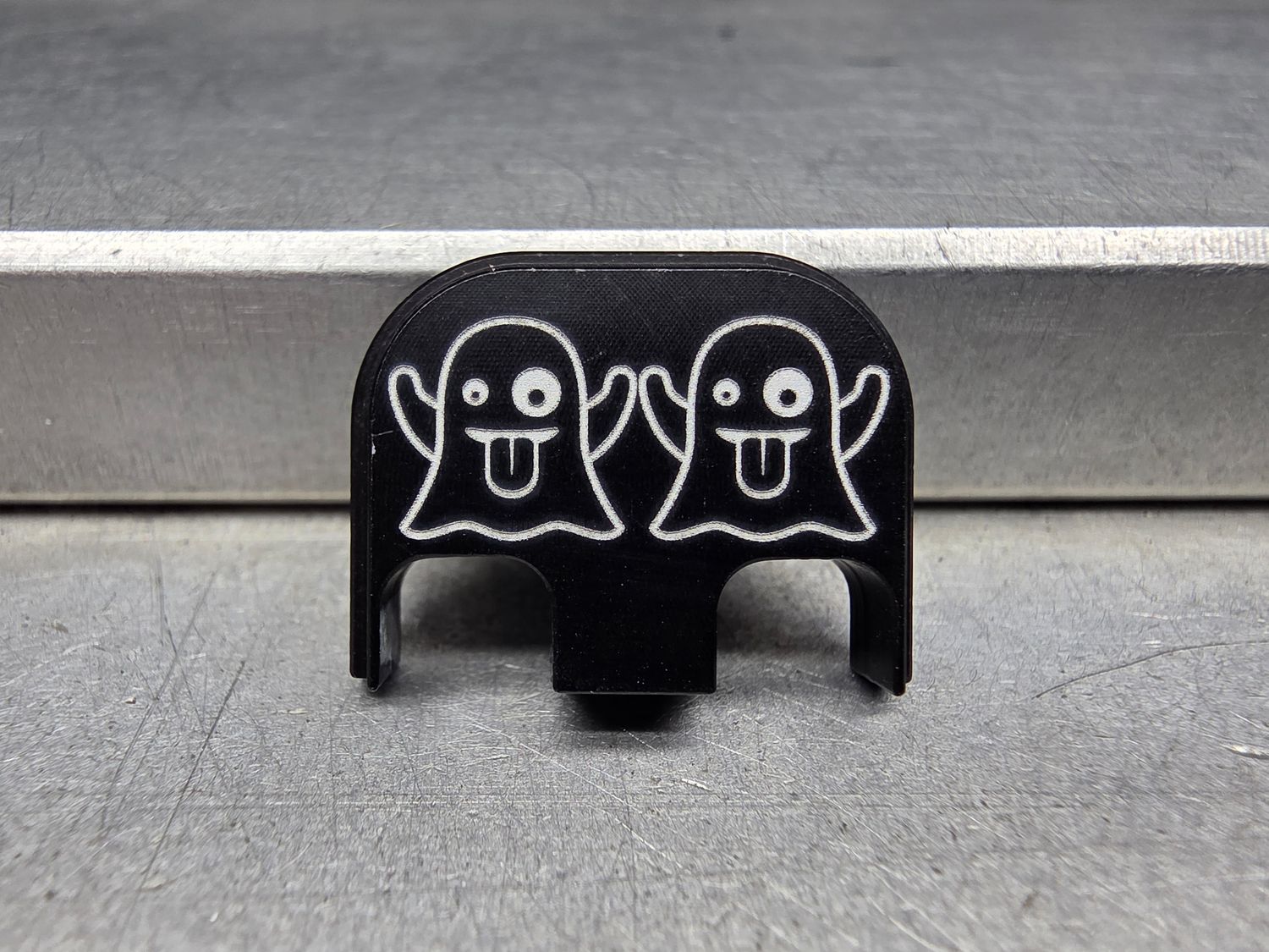 BLEM - Ghosts Emoji - Black Traditional - Aluminum