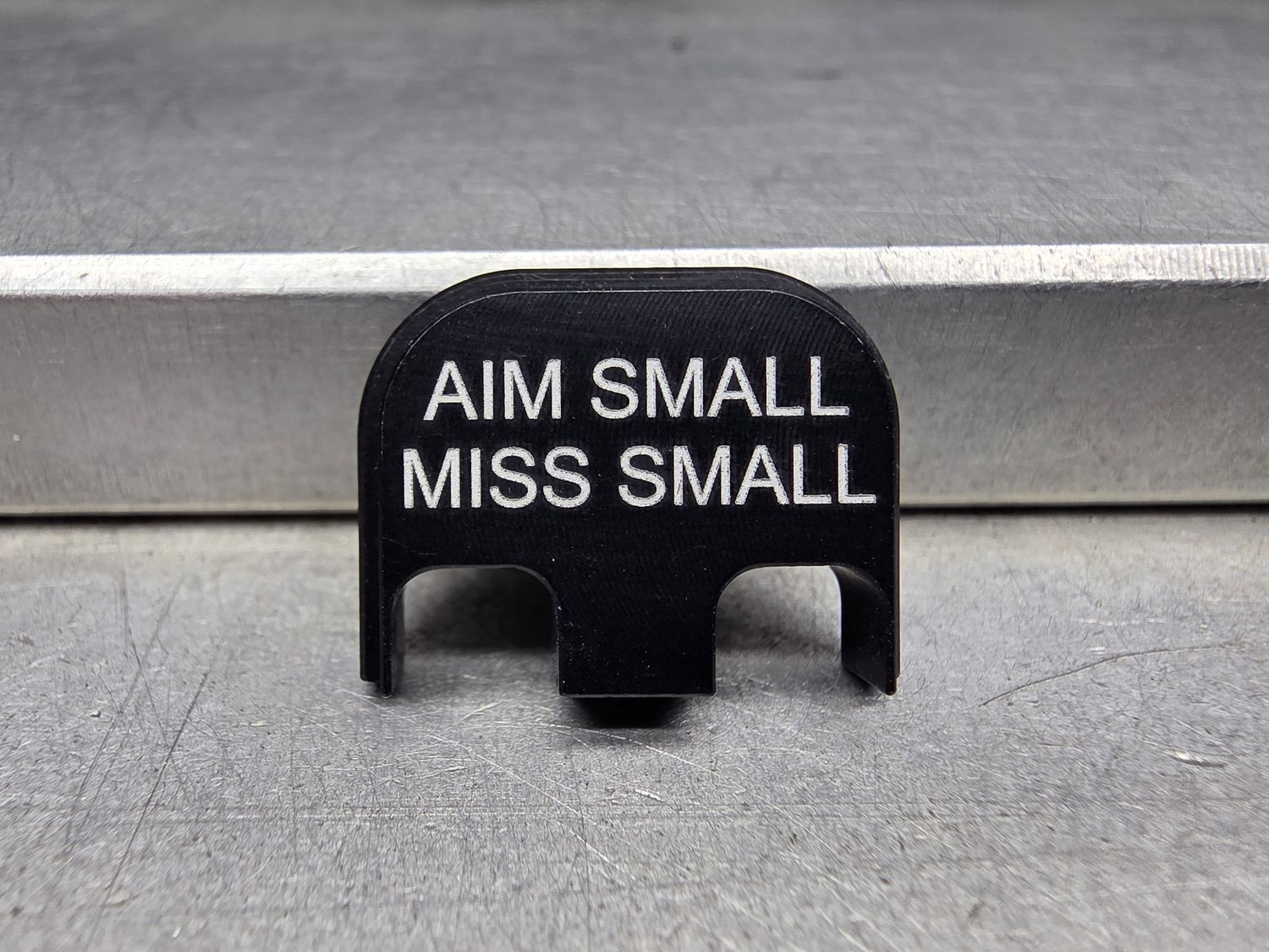 BLEM - Aim Small Miss Small - Black Traditional - Aluminum