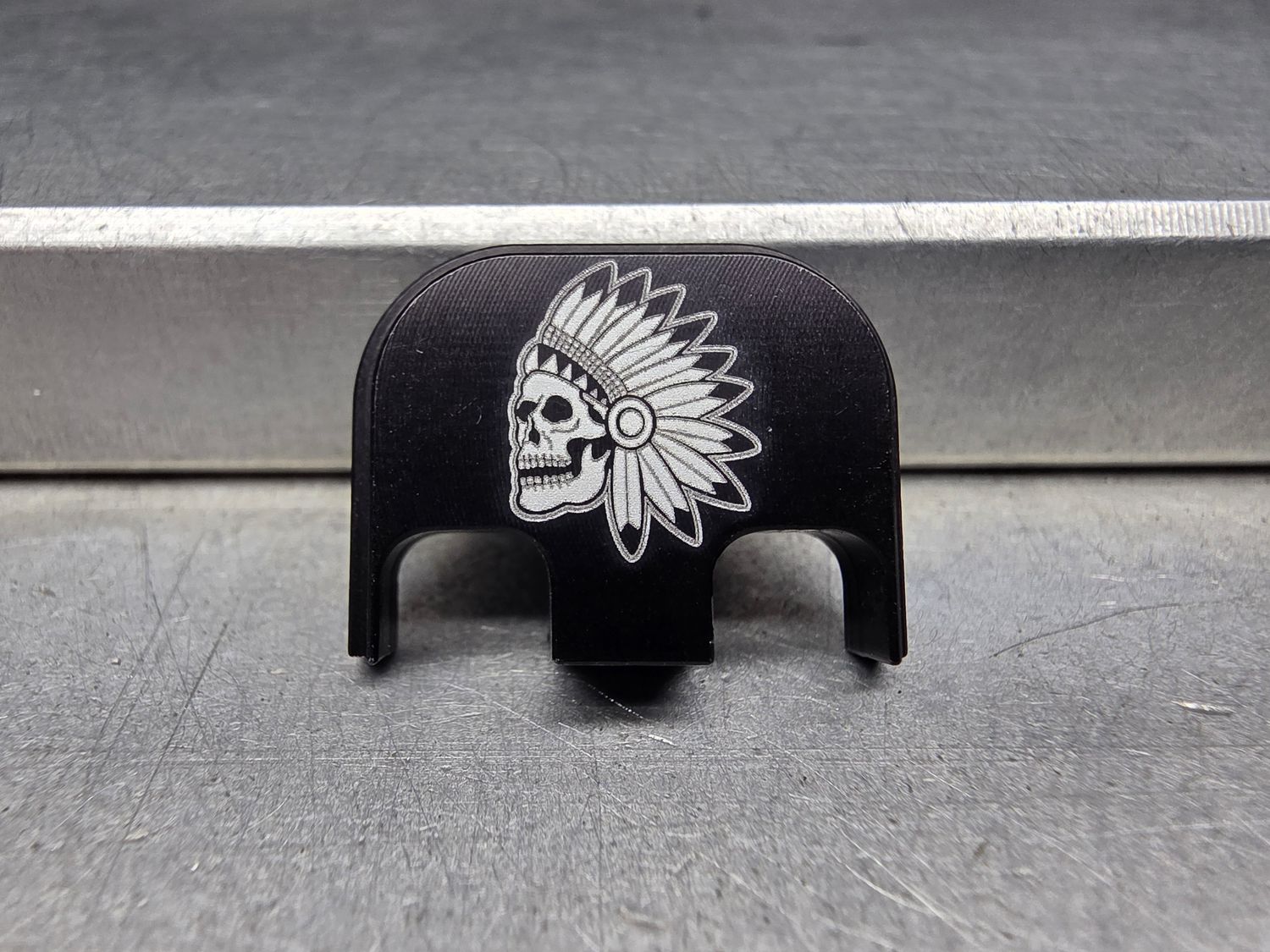 BLEM - Nicholl Knives - Black Traditional - Aluminum