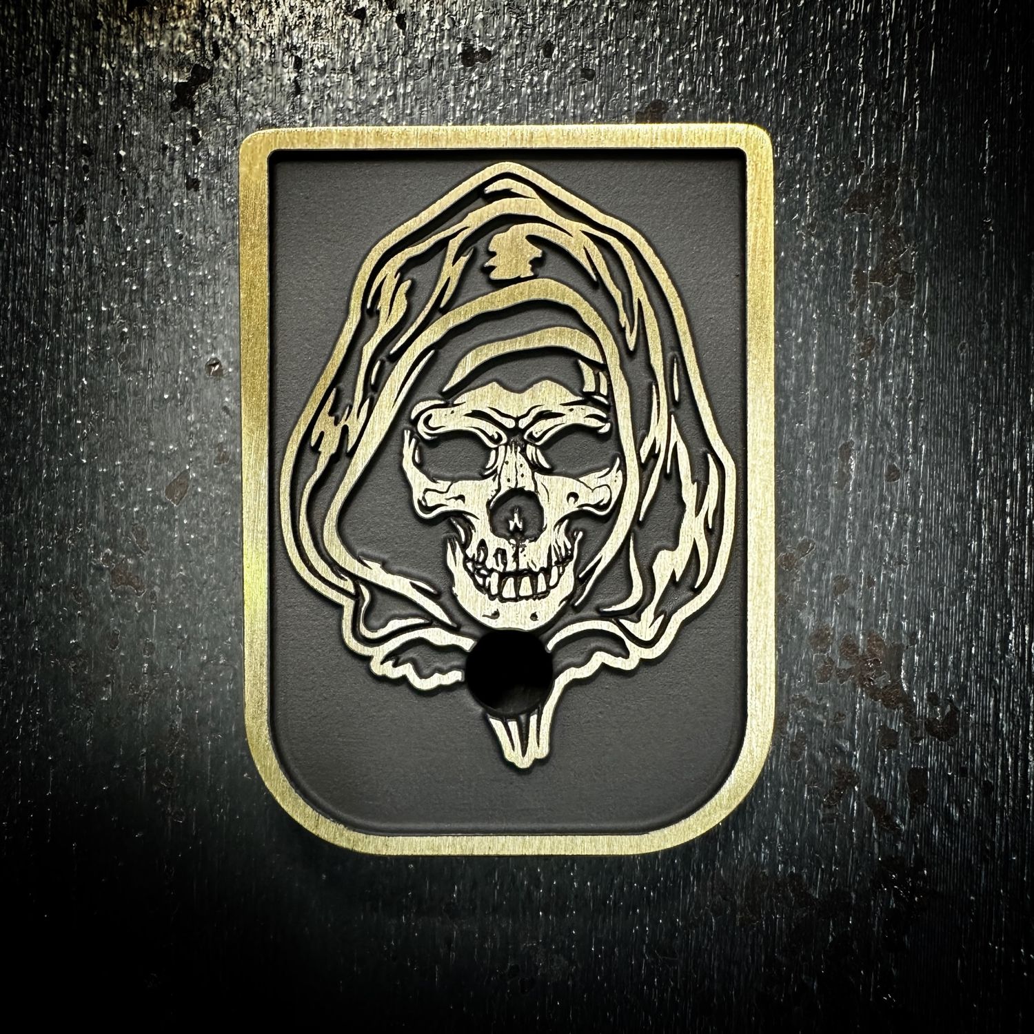 Reaper Mag 3D - Brass - Cerakoted Deep Engraved Brushed