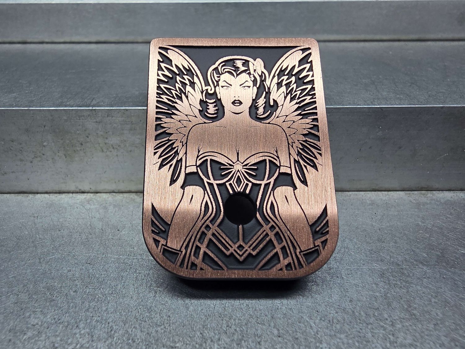 FS - MAG - Winged Woman 3D - Copper Cerakoted Brushed