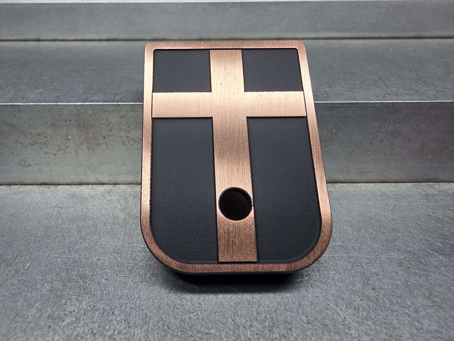 FS - MAG - Cross 3D - Copper Cerakoted Brushed