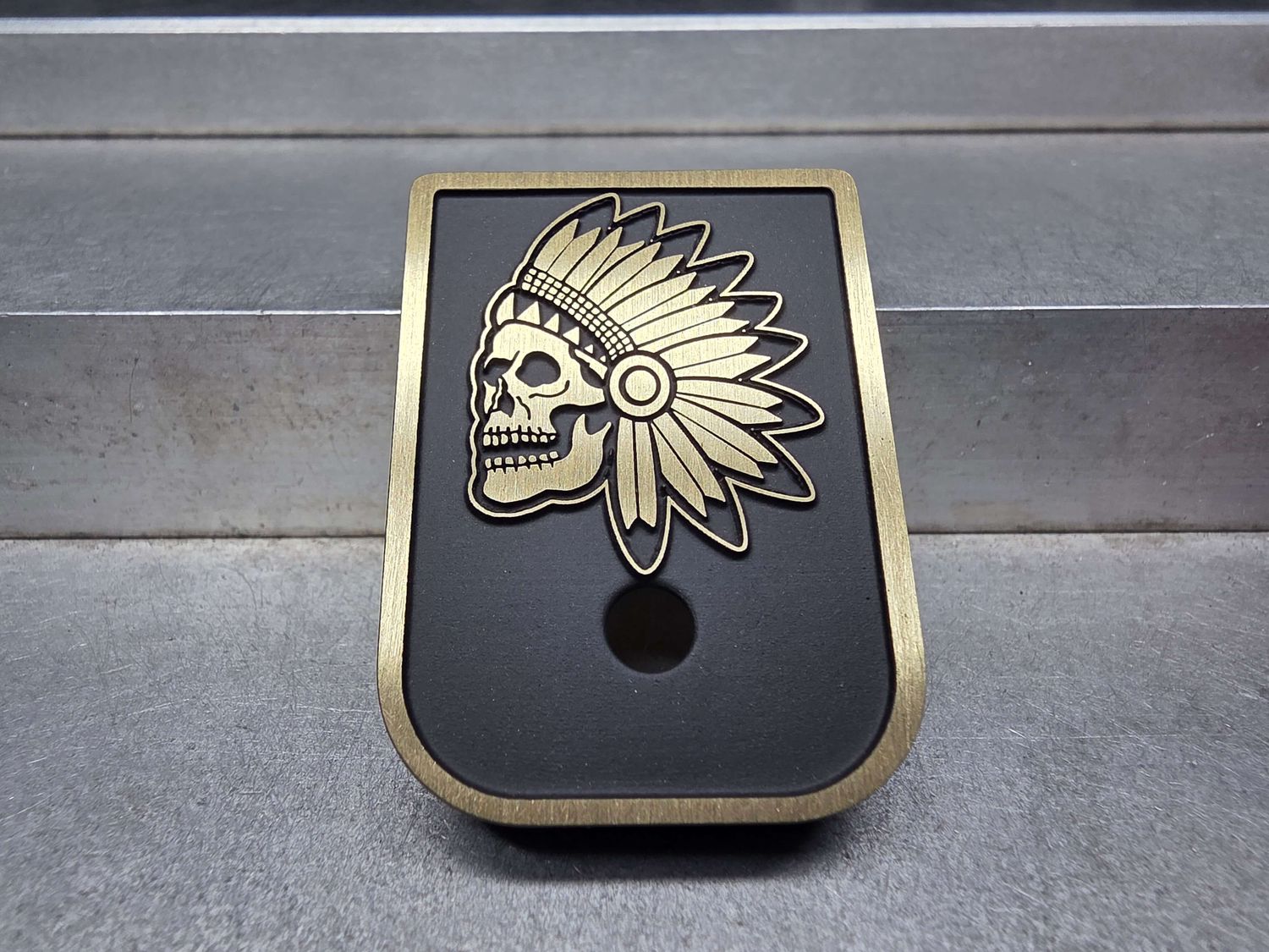 FS - MAG - Nicholl Knives 3D - Brass Cerakoted Brushed