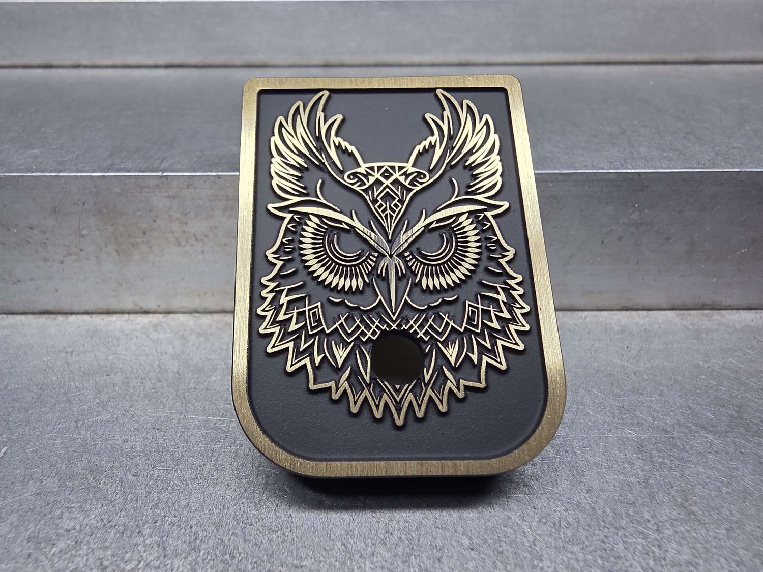 FS - MAG - Owl 3D - Brass Cerakoted Brushed