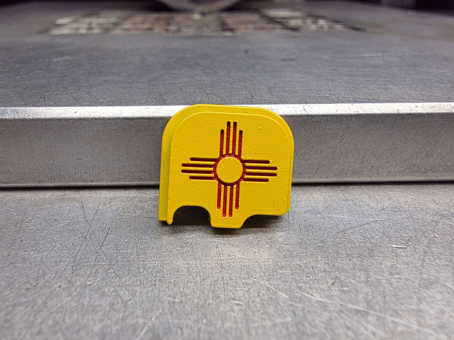 FS - NM Flag - Aluminum Yellow w/ Red - 43/43X/43XMOS/48/48MOS ONLY