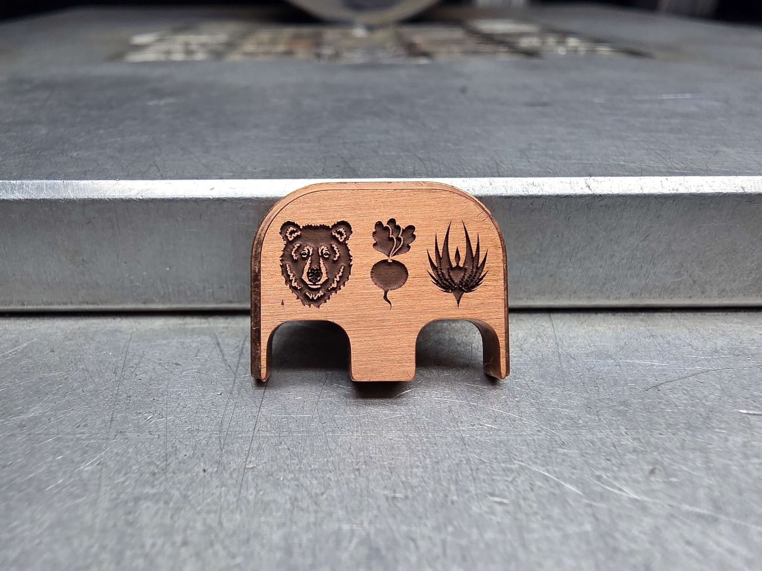 FS - Bears, Beets, Battlestar Galactica - Copper Brushed - Standard Size ONLY