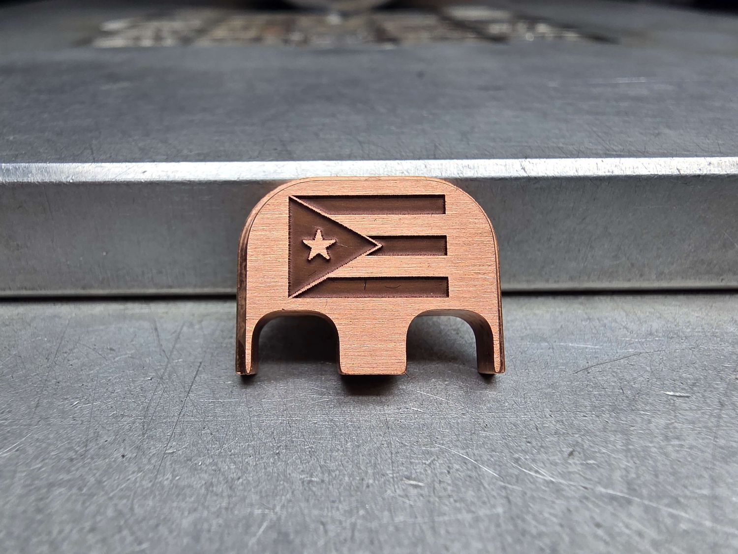 FS - PR Flag- Copper Brushed - Standard Size ONLY