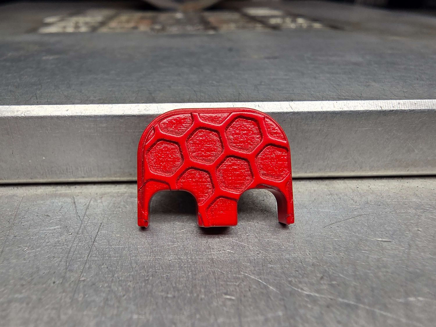 FS - Honeycomb - Stainless Steel - Red - Standard Size ONLY