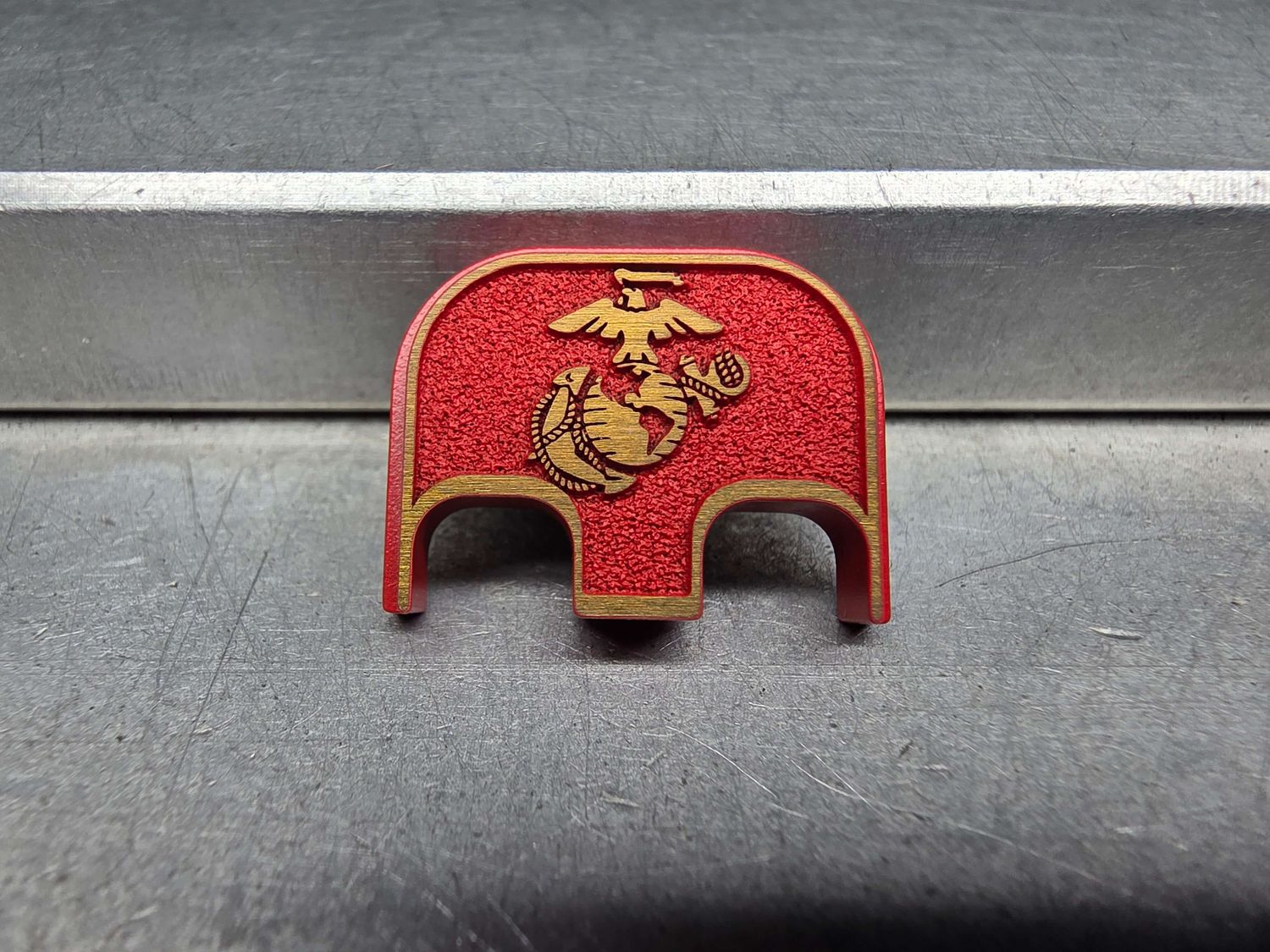 FS - EGA - Titanium - Red/Gold - Standard Size Only