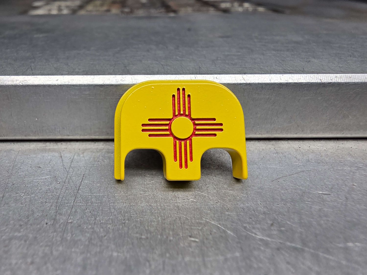 FS - NM Flag - Aluminum - Yellow/Red - Standard Size ONLY