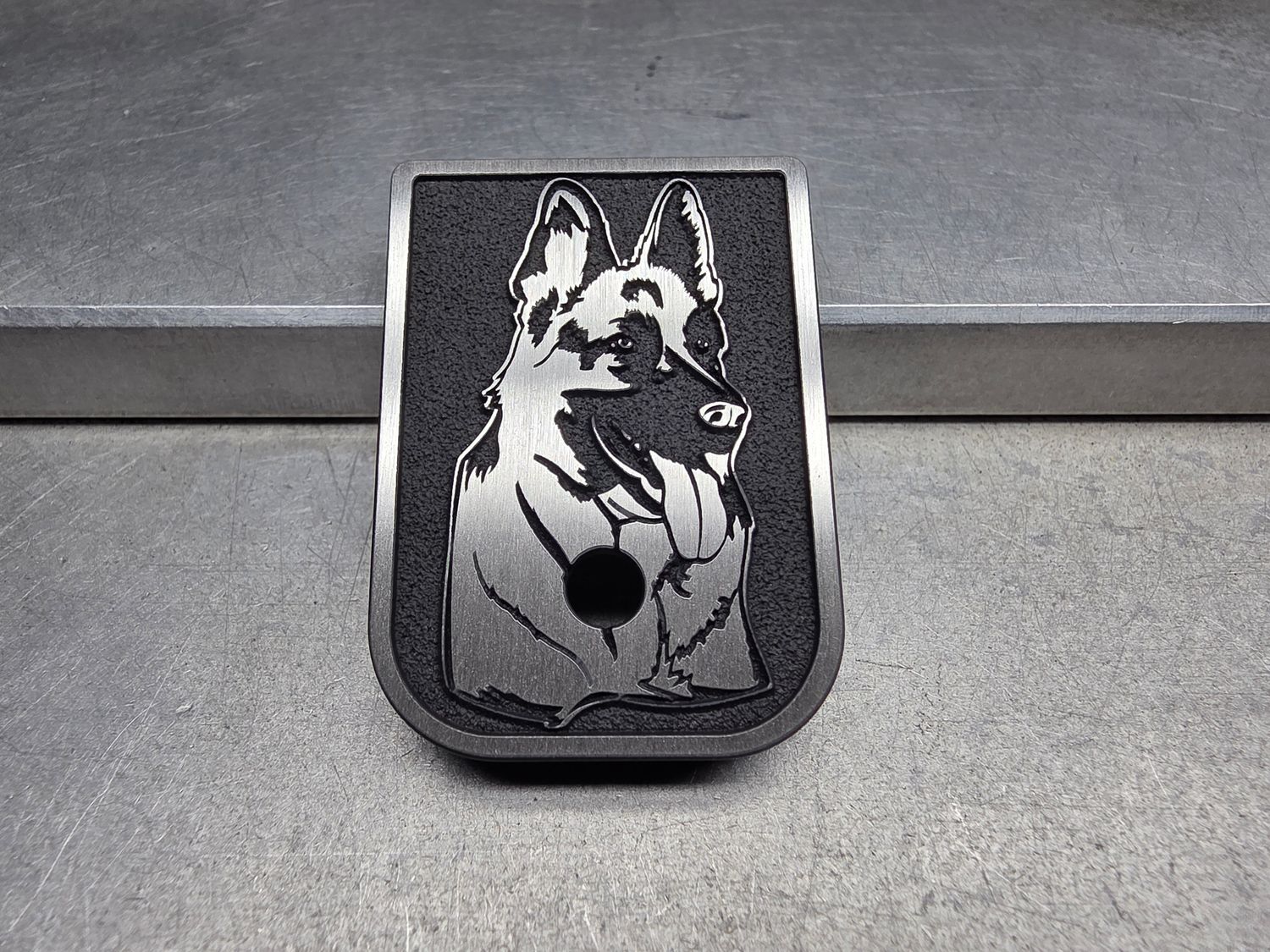 FS - German Shepherd Mag 3D - Titanium - Cerakoted Brushed