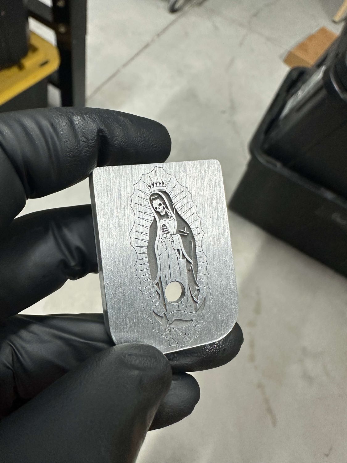 Santa Muerte Virgin Mary - Aluminum