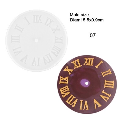 O'clock Mold Romanian Number's