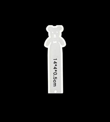 Silicone Bookmark Bear Mold 14*4*0.5cm