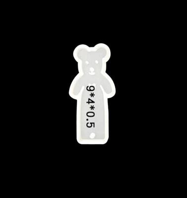 Silicone Bookmark Bear Mold 9*4*0.5cm