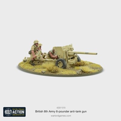 8th Army 6 Pounder ATG