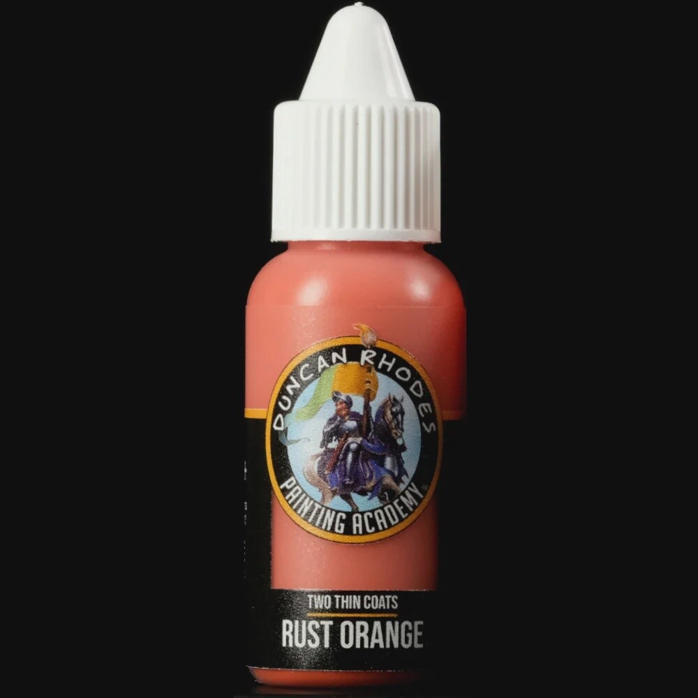 Two Thin Coats: Rust Orange