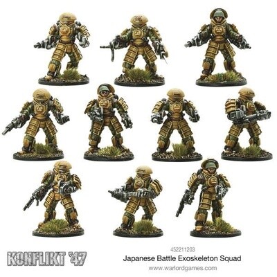 Bolt Action: Konflikt 47 Japanese Battle Exoskeleton Squad