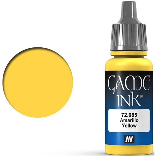 Vallejo Game Color: Yellow Ink