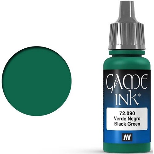 Vallejo Black Green Ink