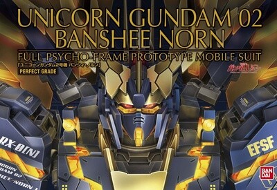 Unicorn Gundam 02 Banshee Norn Mobile Suit Gundam PG 1/60 Model Kit