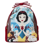 Snow White Classic Apple Quilted Velvet Mini Backpack