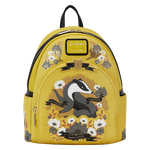 Harry Potter Hufflepuff House Floral Tattoo Mini Backpack