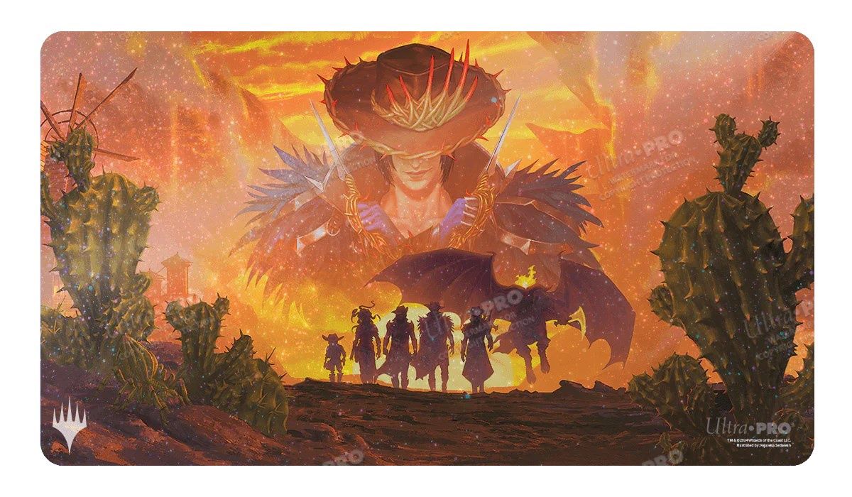 MTG Outlaw Thunder Junction Holofoil Playmat