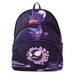 Pokémon Gengar Evolution Triple Pocket Mini Backpack