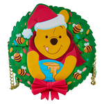 Winnie The Pooh Stuck In Wreath Glow Crossbody Bag