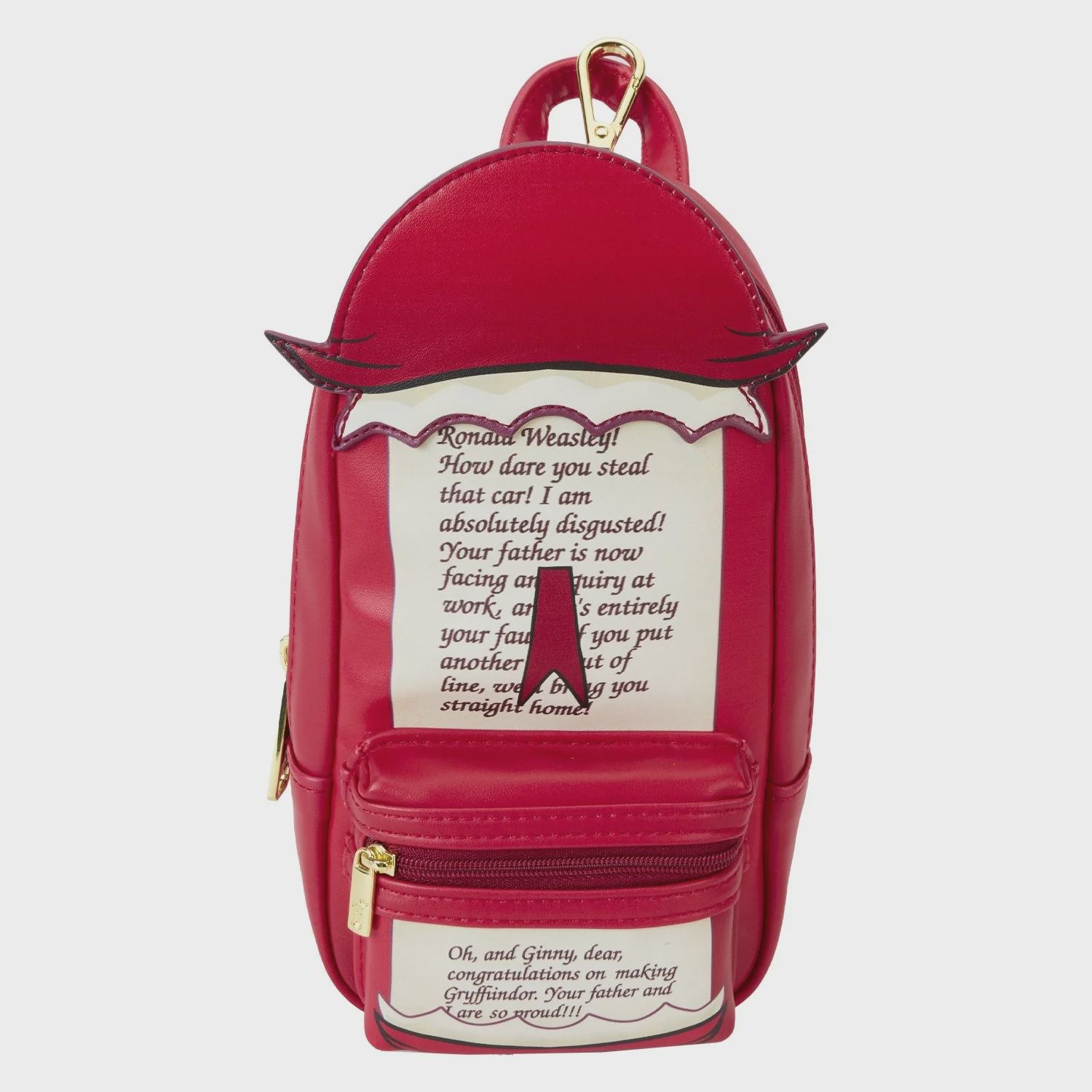 Harry Potter Ron Weasley&#39;s Howler Stationery Mini Backpack Pencil Case