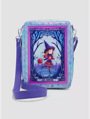Hocus Pocus Tarot Card Dani and Binx Crossbody Bag