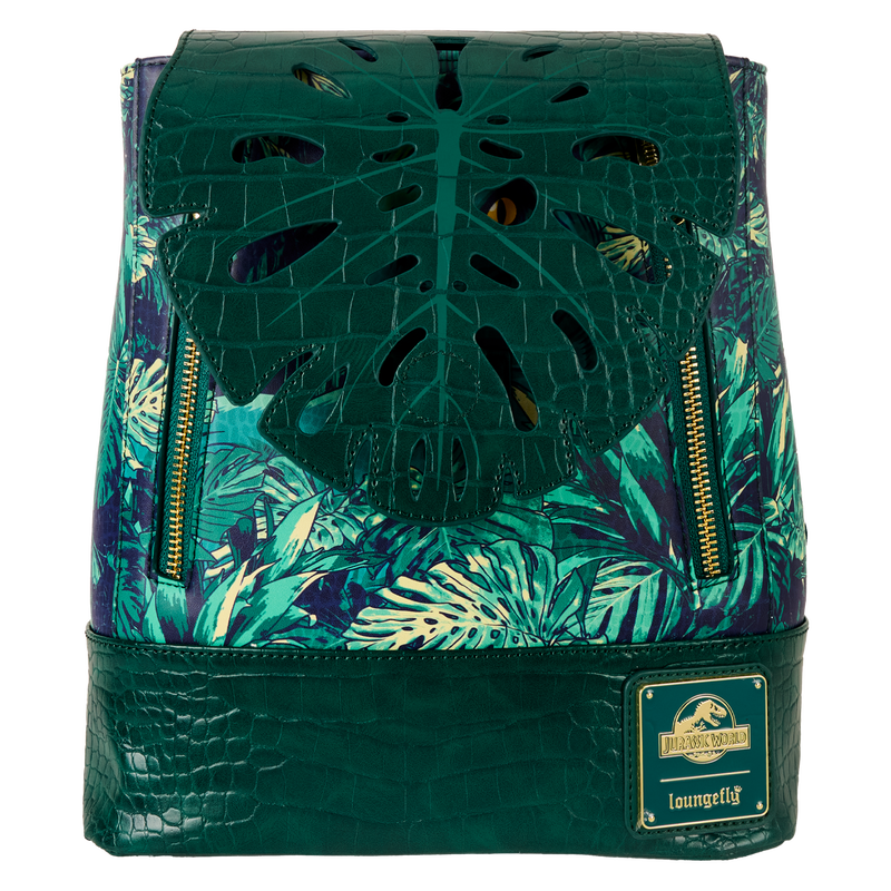 LF Universal Jurassic Park Jungle Velociraptor Glow Drawstring  Mini Backpack