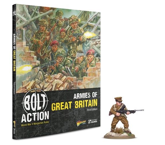 Armies of Great Britain with Capt. John Henry Cound Brunt VC MC special miniature