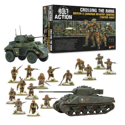 &#39;Crossing the Rhine&#39; - British &amp; Canadian infantry (Winter) Starter Army