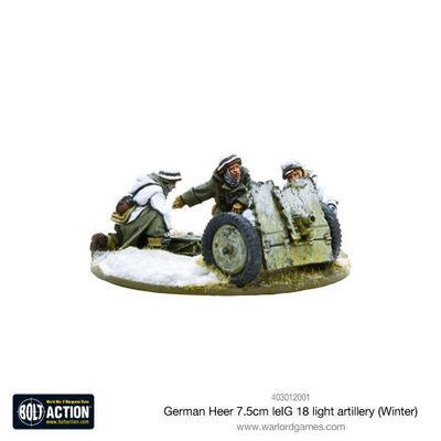 German Heer Artillery Winter