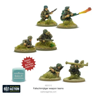 bolt action fallschirmjager weapon team