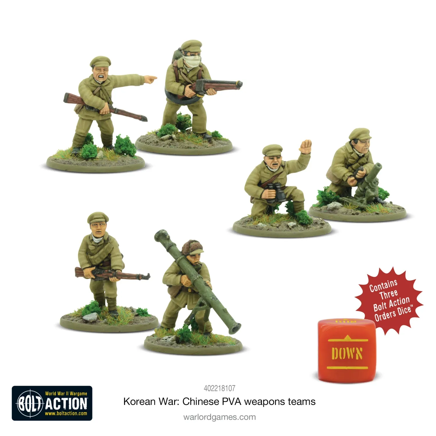 Bolt Action: Korean War - Chinese PVA Weapons Team